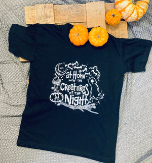 Creatures of the night T-shirt Age 7-8